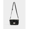 Bolso acolchado negro mujer