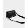 Bolso acolchado negro mujer