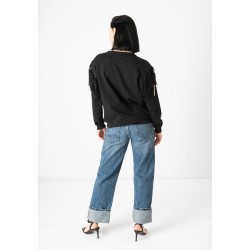 Sudadera Margaret Mead Love negra