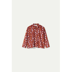 Camisa de pana estampado floral Montana