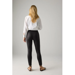 Pantalones térmicos efecto piel negro
