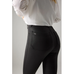 Pantalones térmicos efecto piel negro