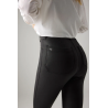 Pantalones térmicos efecto piel negro