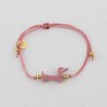 Pulsera Teckel rosa antiguo