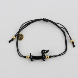 Pulsera Teckel negro