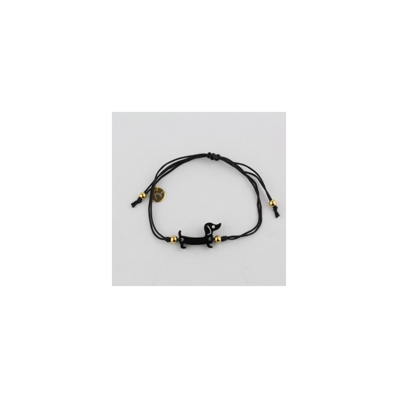 Pulsera Teckel negro