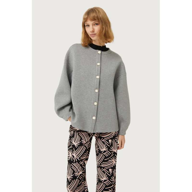 Chaqueta neopreno gris