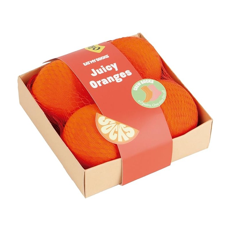 Calcetines Naranjas jugosas (2 pares)