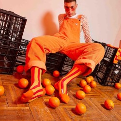 Calcetines Naranjas jugosas (2 pares)