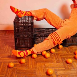Calcetines Naranjas jugosas (2 pares)