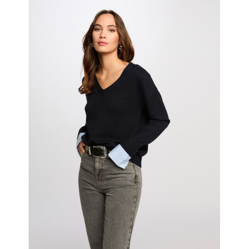 Sueter mpop azul marino