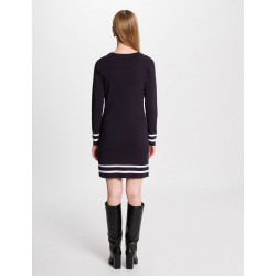 Vestido rmvali azul marino