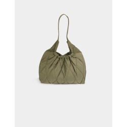 Bolso mano verde caqui