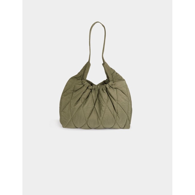 Bolso mano verde caqui