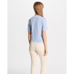 Jersey manga corta azul cielo