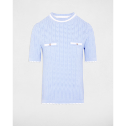 Jersey manga corta azul cielo