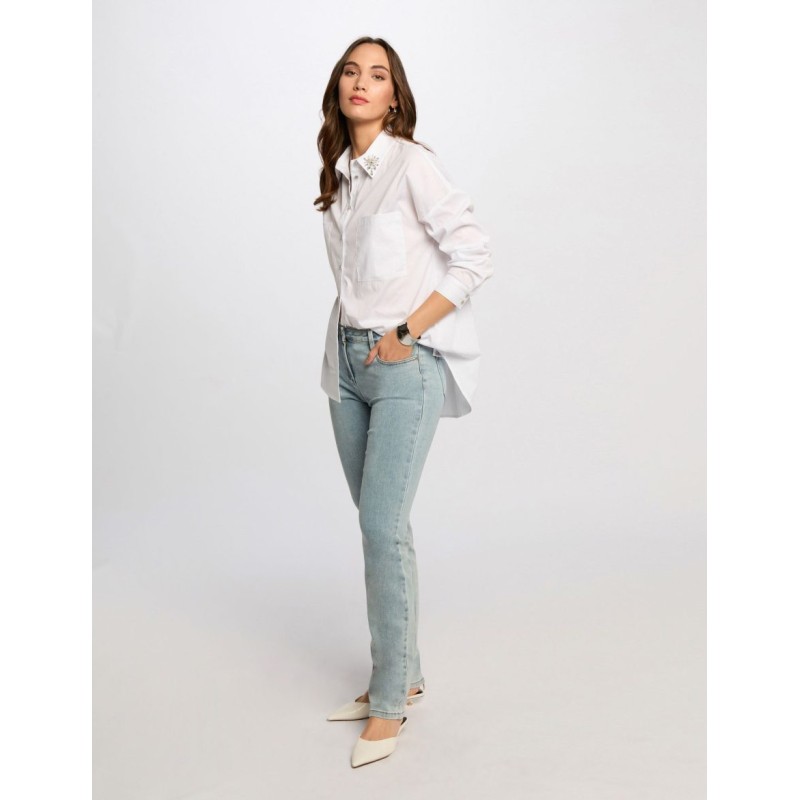 Vaquero pdroit descolorido