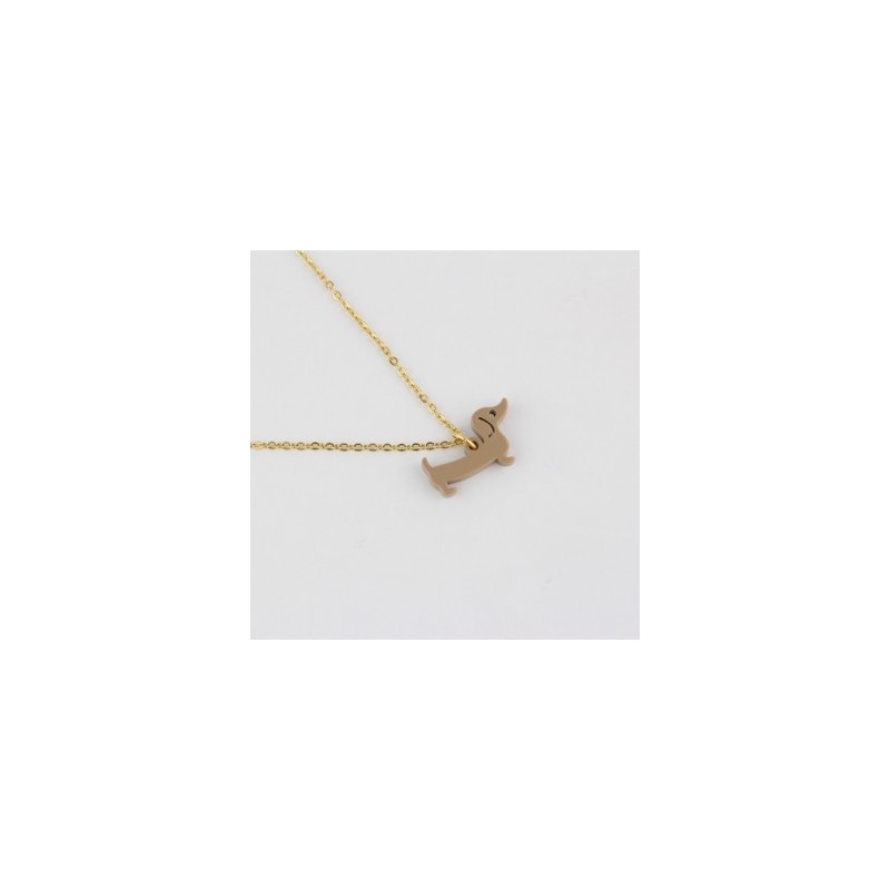 Gargantilla teckel arena