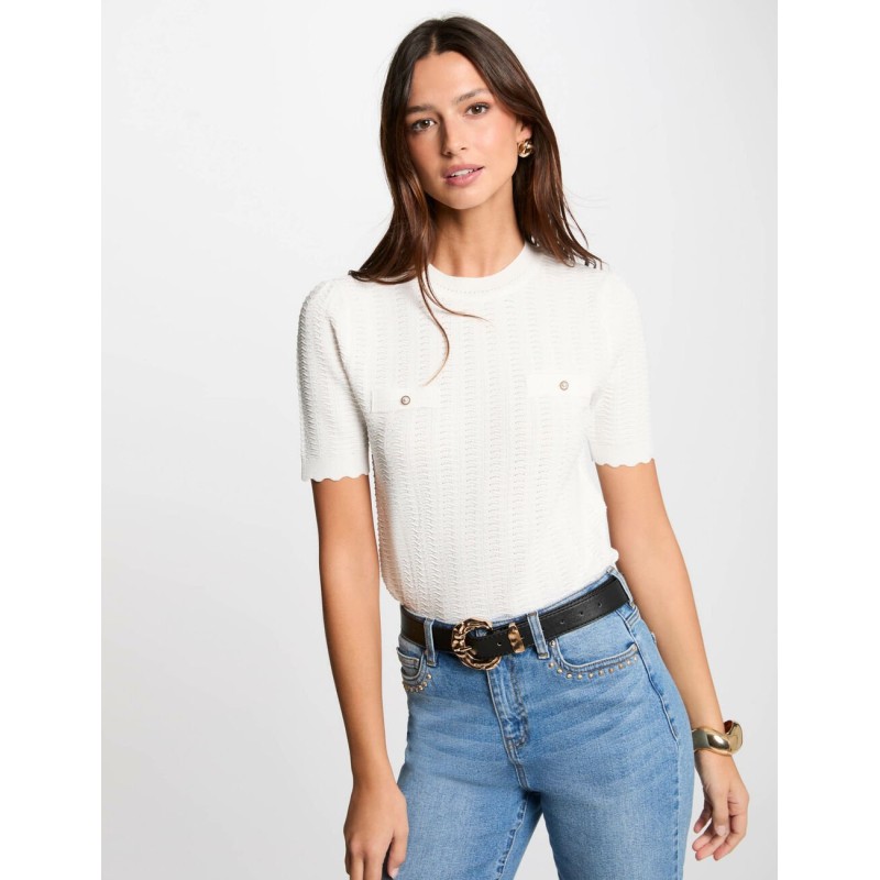 Sueter mesoula color blanco