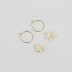 Pendientes mini estrella