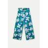 Pantalon largo floral bosco