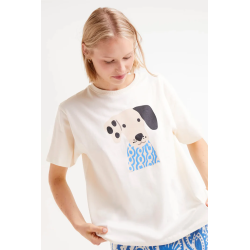Camiseta print perro aquaria