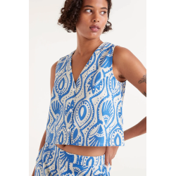 Top estampado aquaria