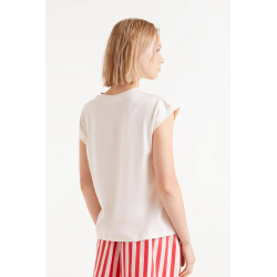 Camiseta print perro cerezas