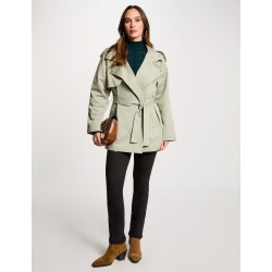 Gabardina line verde claro