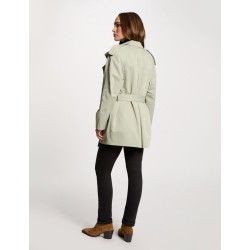 Gabardina line verde claro