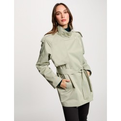 Gabardina line verde claro