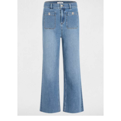 Vaquero clic azul denim