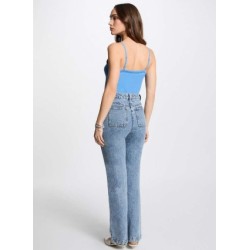 Camiseta tiras barba azul