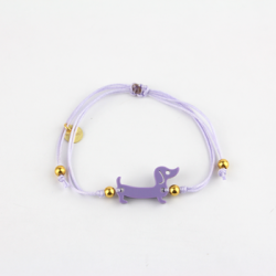 Pulsera Teckel lila