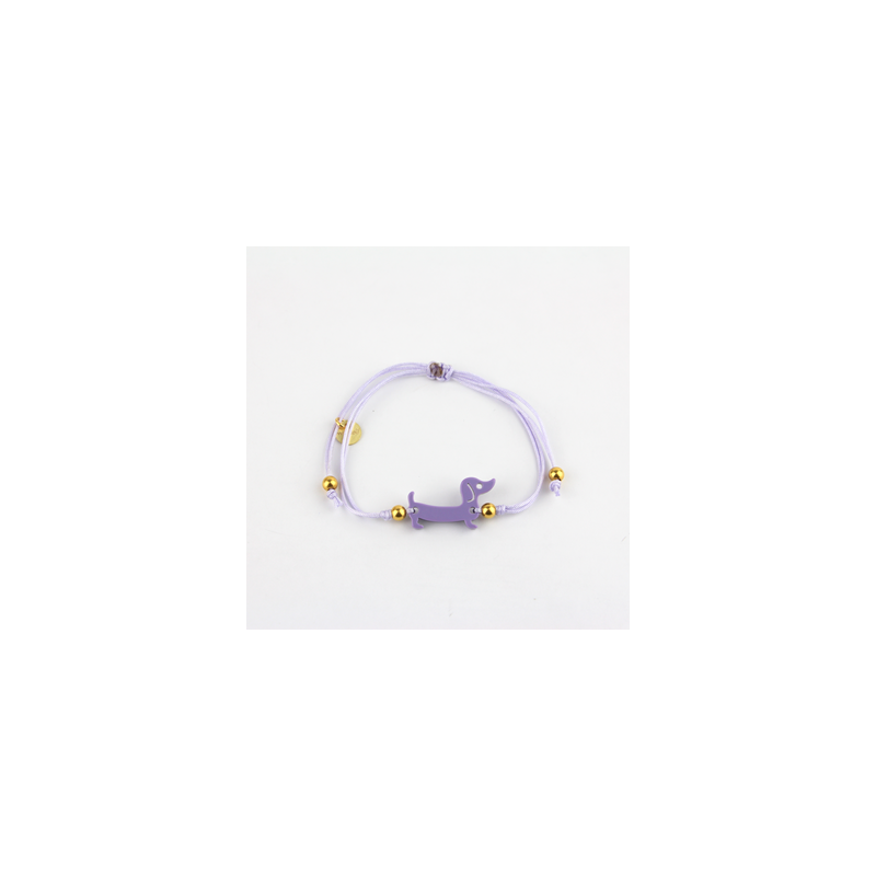 Pulsera Teckel lila