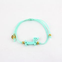 Pulsera Teckel verde agua