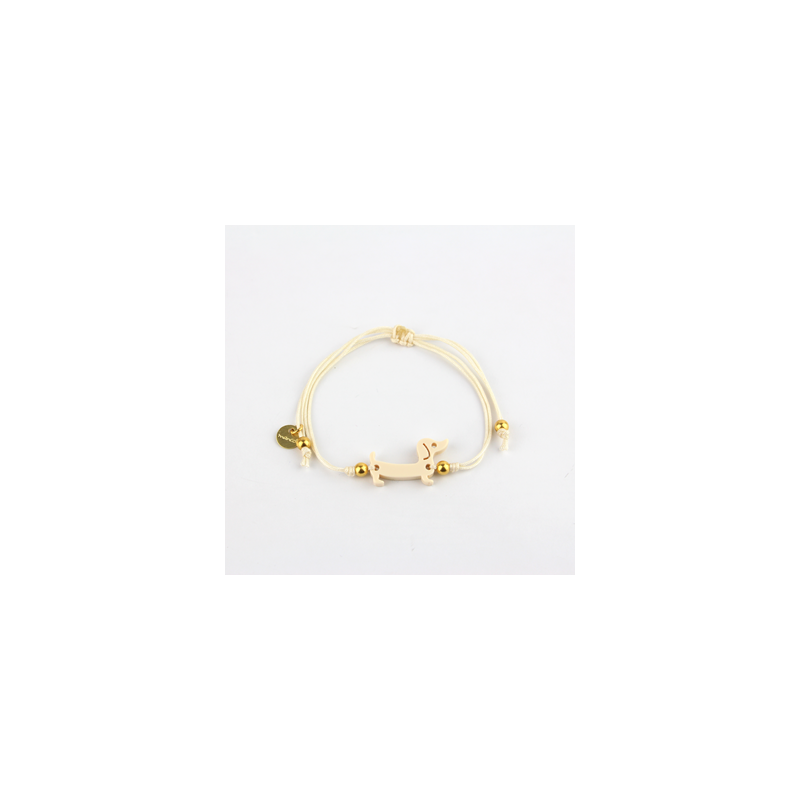 Pulsera Teckel beig