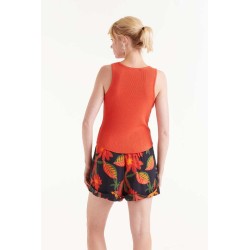 Top punto botones naranja