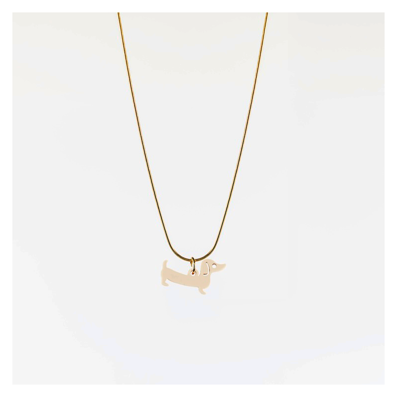 Gargantilla Teckel Beige