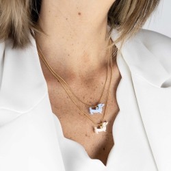 Gargantilla Teckel Rosa pastel