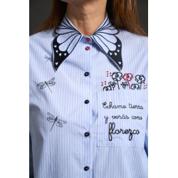 Camisa florecer