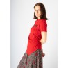 camiseta rockmantic woman roja