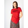 camiseta rockmantic woman roja