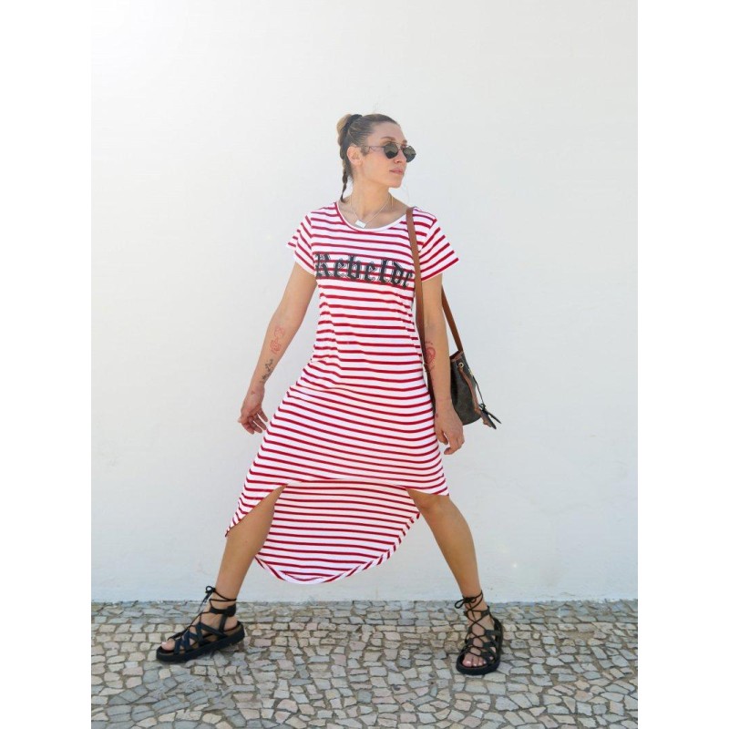 Vestido asimetrico rebelde