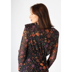 vestido estampado flores