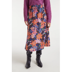 Falda midi crepe tigalily