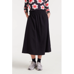 Falda midi negra