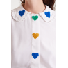 Camisa bordada corazones