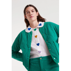 Camisa bordada corazones