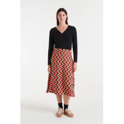 Camiseta anudada negra